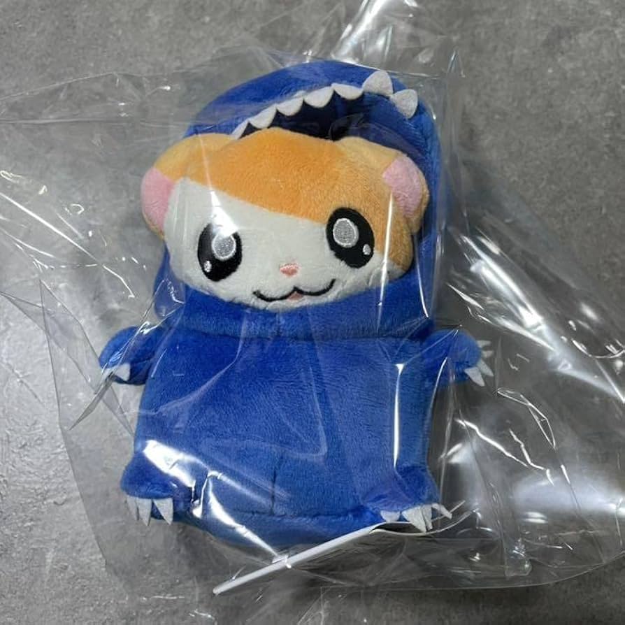 Amazon.co.jp: ゴジハムくんぬいぐるみ 青 ブルー とっとこハム