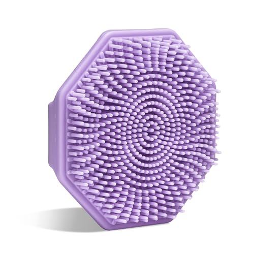 Sud Scrub® Limpiador facial de silicona antimicrobiana, 1 paquete, exfoliante facial suave para piel sensible, cepillo de limpieza facial ecológico para acné, cepillo facial exfoliante para hombres y