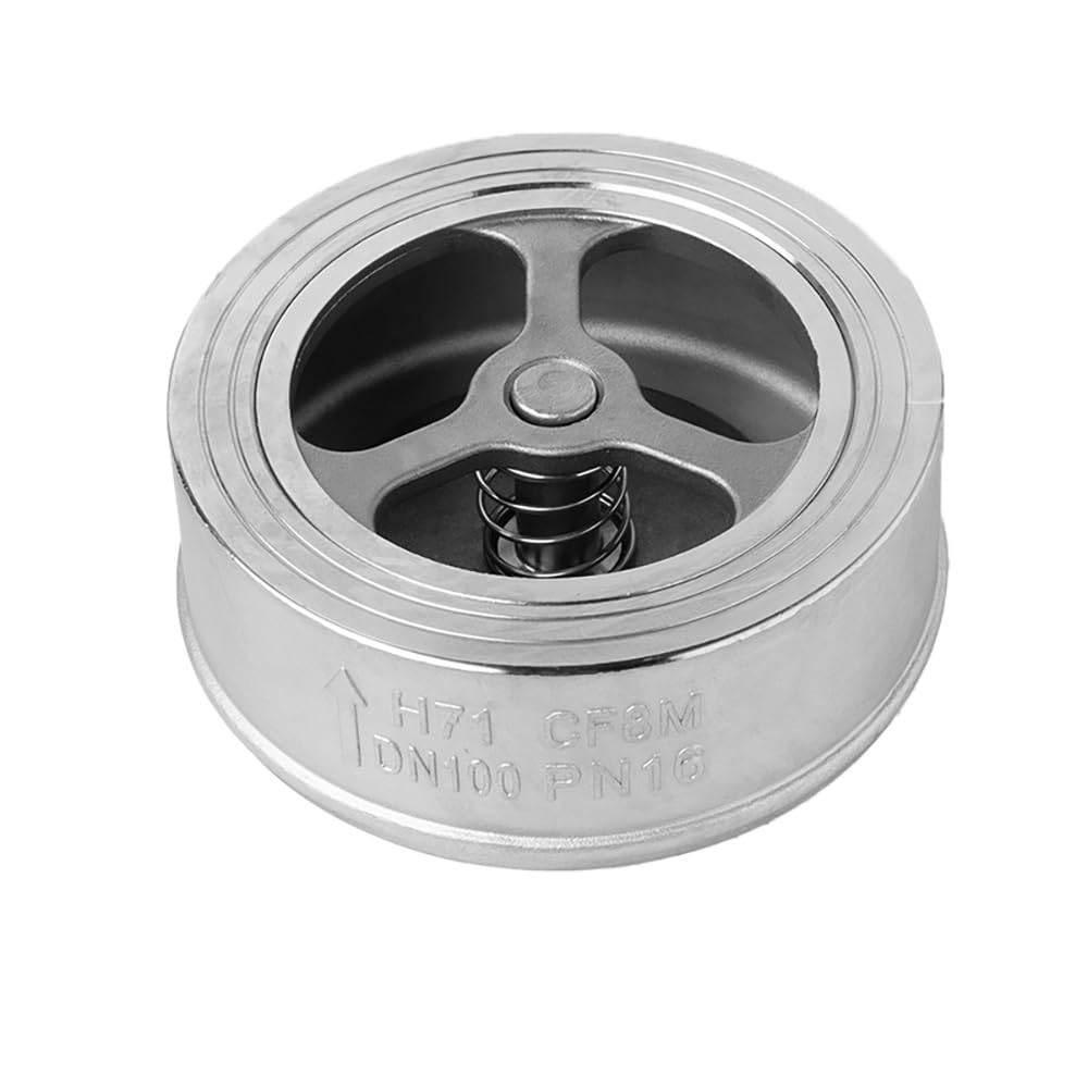 Zawór Zwrotny Ze Stali Nierdzewnej H71W-16P 201/304/316, DN15-DN100, Sprężynowy, Automatyczny, 1 Szt. – Zapobiega Cofaniu Się Wody, Kompaktowy, Łatwy W Montażu(304,DN80)
