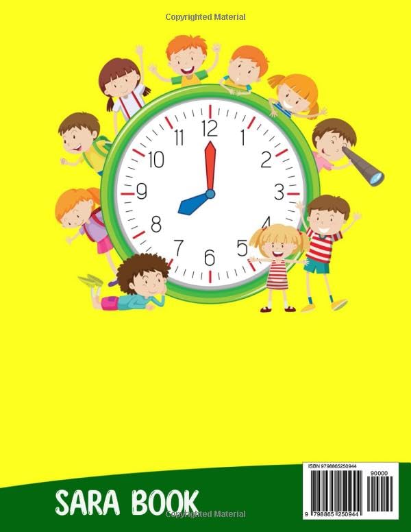 Learn clock for kids 3-8 Years: An activity book for learning to read the clock | Learning with a lot of fun | With more than one activity for boys and girls - Image 2