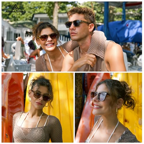 Small Retro Square Sunglasses for Women Mens Rectangle Sunnies AP3680