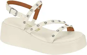 SANDÁLIA PAPETE FEMININA VIZZANO 6525.101 SOLADO PLATAFORMA 6 CM DE ALTURA