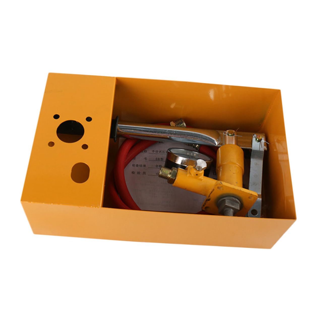 Pompe D’essai Hydrostatique Manuelle pour Canalisations et Vannes, Alliage D’aluminium, Contrôle de Pression, Format Compact, 1 Set, 25kg Couleur Aléatoire
