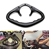 Motorcycle Passenger Armrest Gas Tank Bar for Suzuki GSXR 600 GSXR 750 GSXR 1000 GSXR 1300 Aluminium Accessories Handle Grips Bar Handlebar 5 Holes (Black)