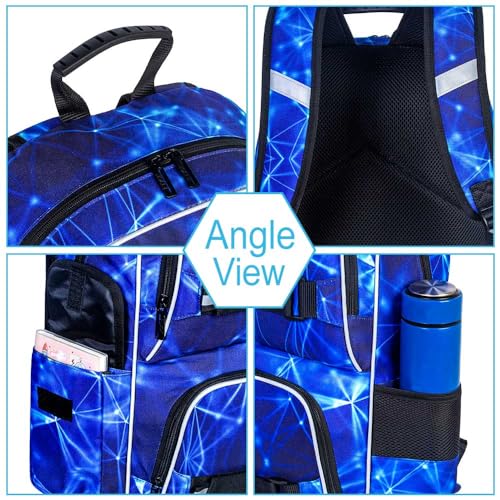 Image of Laptop Backpack, 16 Inch School Bag College Bookbag, Water Resistant Backpacks for Teens Girls Boys Women Men Students