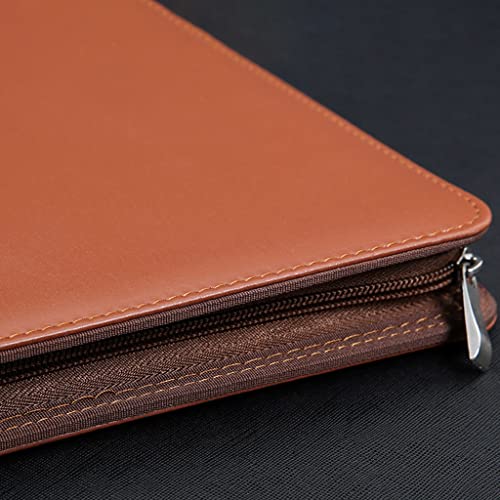 Tangist Portfolio Notebook With 7 Business Card Holder Business Portfolio With Storage Pocket And 8/12 Calculator For Lawyers Doctors (Color : Black, Size : 8-Digit Calculator) #TOP2