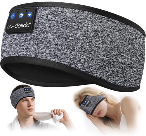 LC-dolida Sleep Headphones Headband Bluetooth 5.4, Sports Headband Sleeping Earphones Bluetooth with...