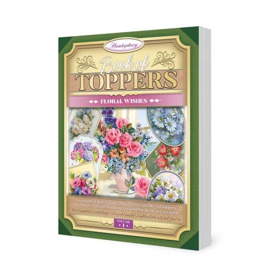 Livre de décorations motifs floraux Hunkydory Crafts bloc papier scrapbooking floral