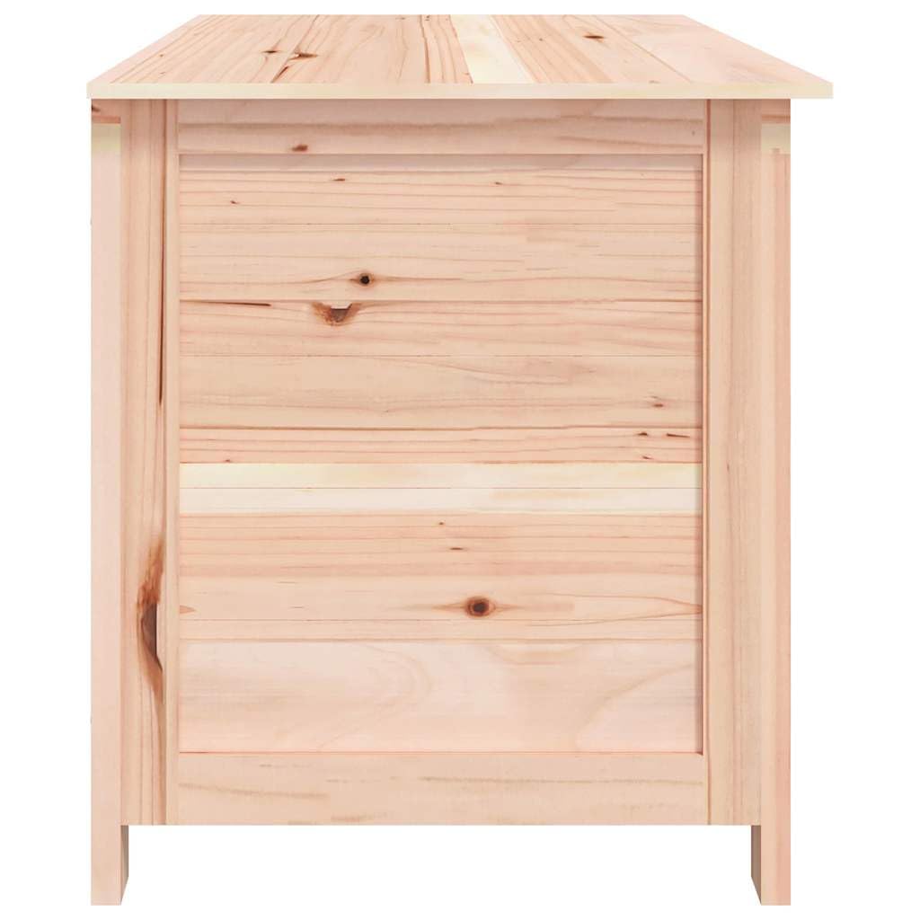 Outdoor-Kissenbox aus massivem Tannenholz 100x50x56 cm mit Stauraum und Deckel für Garten Terrasse Balkon, wetterfest und platzsparend zur Aufbewahrung von Kissen und Polstern