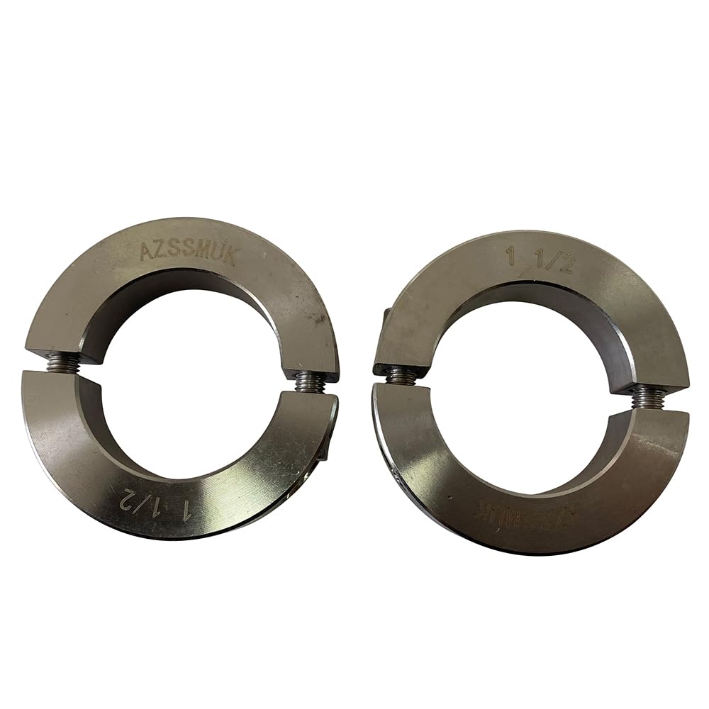 Stainless Steel Shaft Collars - 1-1/2'' Lock Collar Clamp -1
