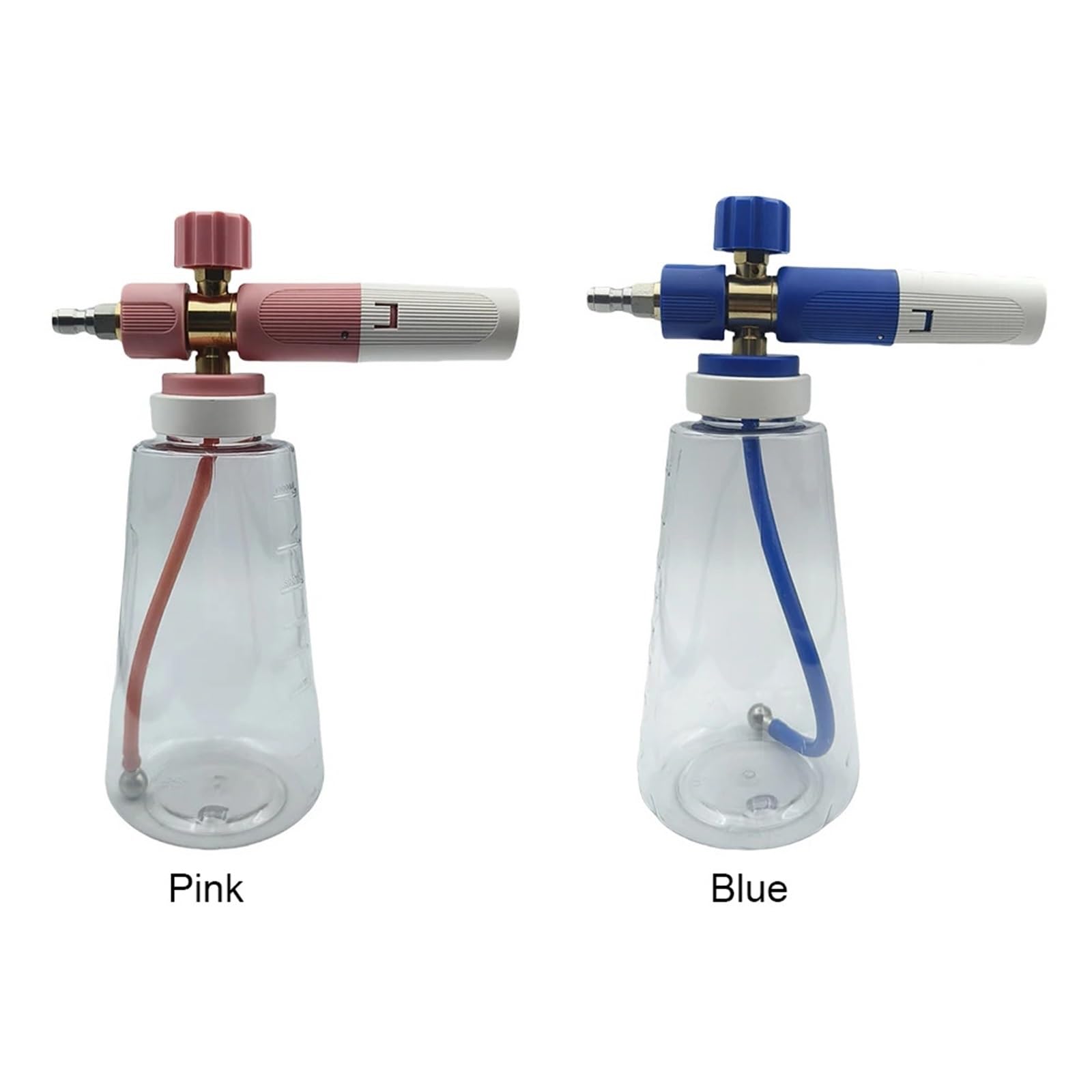 Idropulitrice a batteria, Per Schiuma Ad Alta Pressione Da 1 Litro Pistola Regolabile Per Spruzzatore Con Attacco Rapido Per Lavaggio Auto,per patio e auto(Blue)