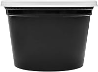 Vista 57 de Karat [24oz - 240 ct] Contenedores redondos moldeados por inyección de PP transparentes con tapas