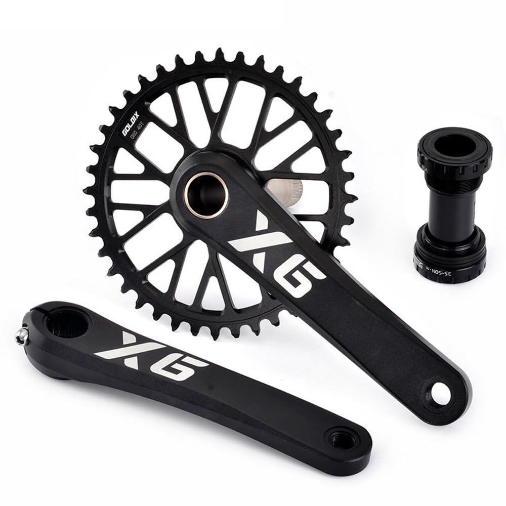 Amazon.co.jp: MTB 170mm 175mm クランクセット GXP マウンテンバイク