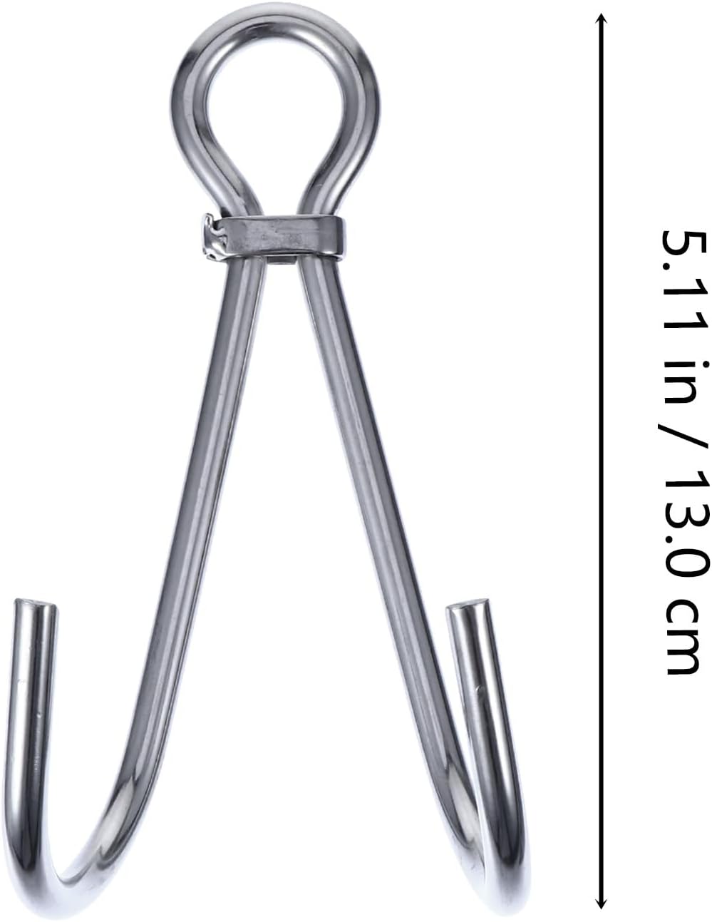 Toddmomy 1pc 316 Double Hook Stainless Steel s Hooks Metal s Hooks Scuba Diving Reef Hook Grappling Hook Anti- Lost Reef Hook Dual Hook Diving Equipment Steel Scuba Diving Hooks Silver