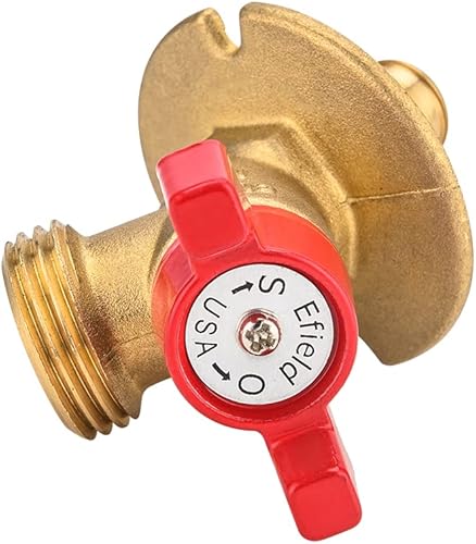 Miniatura 6 de EFIELD Paquete de 5 válvulas 14-Turn Sillcock Manguera Bibb con brida 12 pulg. Entrada de expansión Pex-a x 34 pulg. Salida MHT, ASTM F1960,