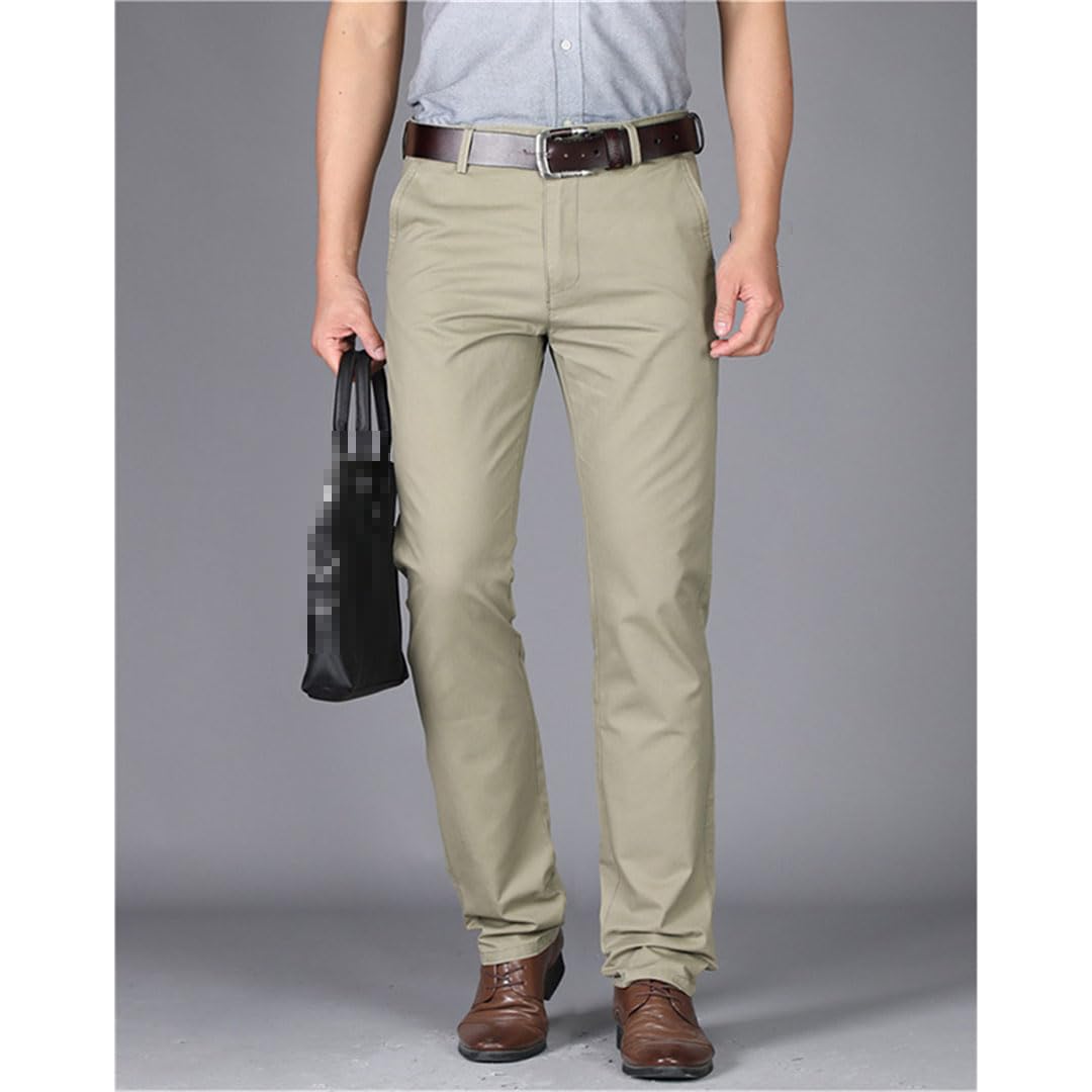Vogrtcc Pantalones De Vestir para Hombre Pantalones De Negocios Pantalones De Traje Casual De Oficina