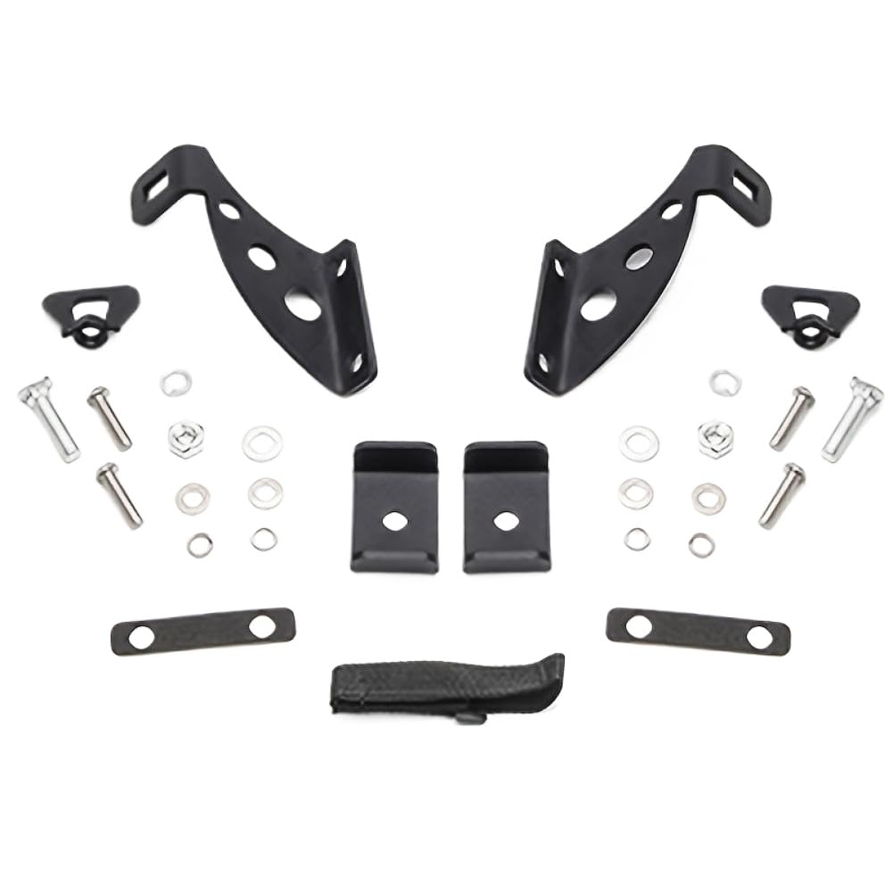 Ktbhtrgpz Onecolor Black Door Hinge Bracket Jack Mount Hood Hinge Compatible With Jeep Jk Jl Jku 2007-2024