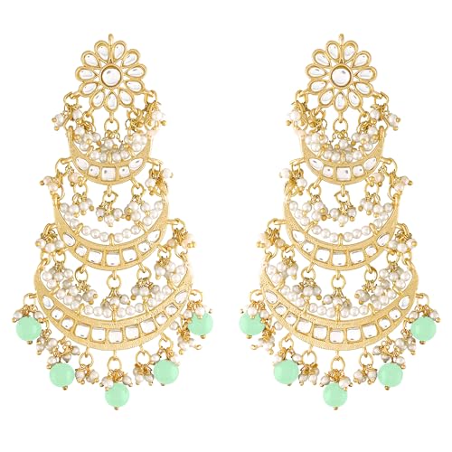 Image of Peora Traditional Indian Earrings Set Jewellery Gift for Women Girls