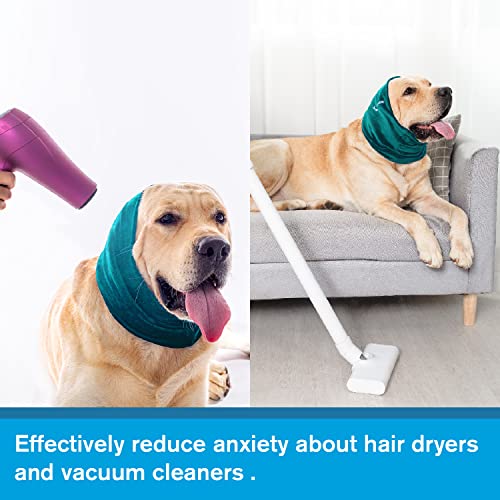 Dog Hoodie, Soft Snoods for Dogs (Cyan, L)