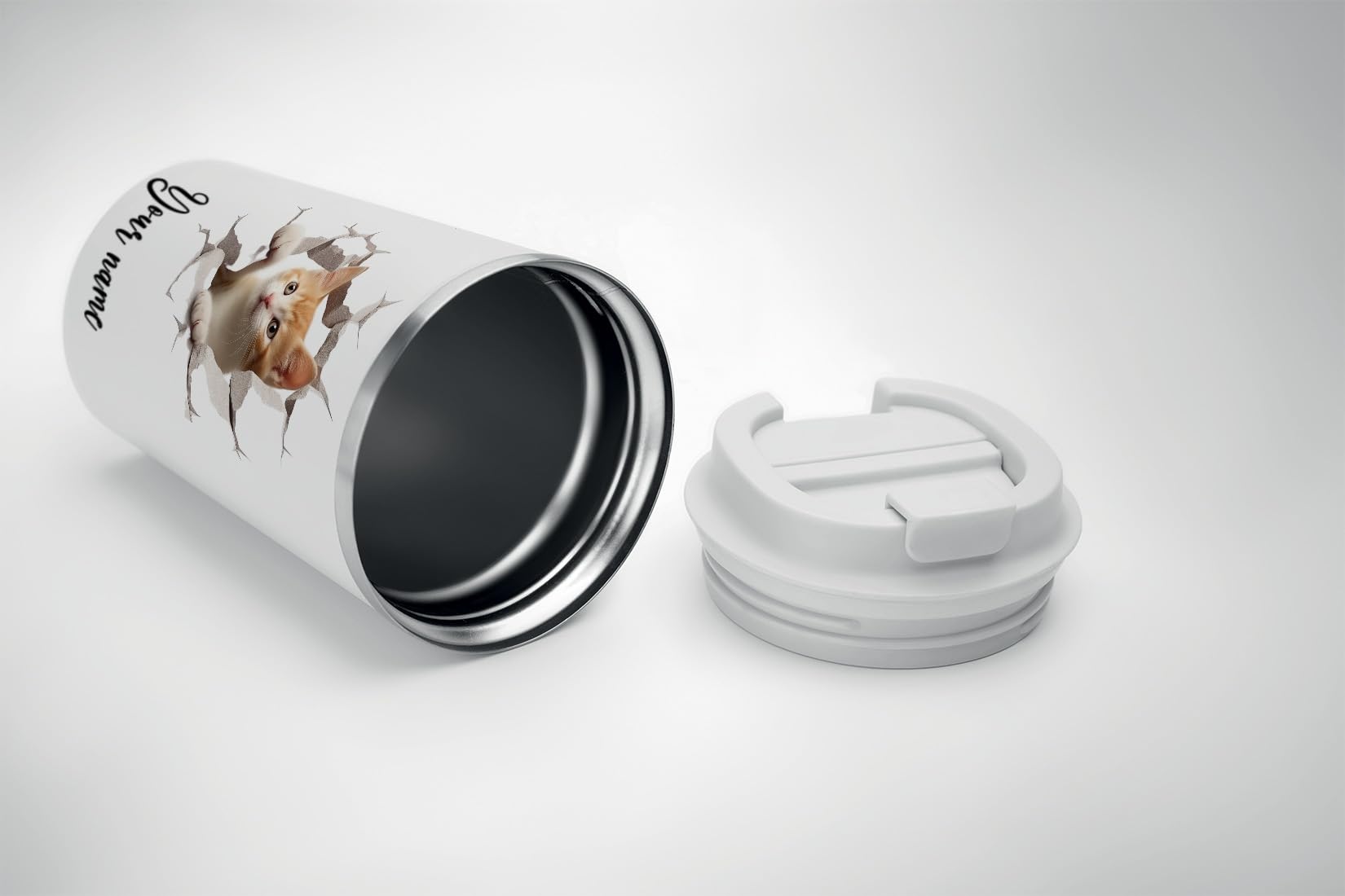 MAXIKIWI - Tazza termica personalizzata a doppia parete, a tenuta stagna, in acciaio inox, tazza da viaggio