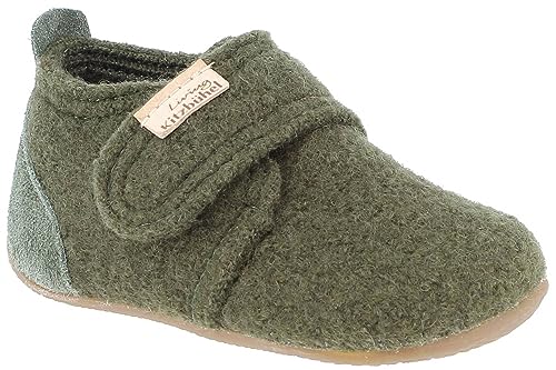 Living Kitzbühel Babyklett. Gorra de ante musgo, verde musgo, 20 EU