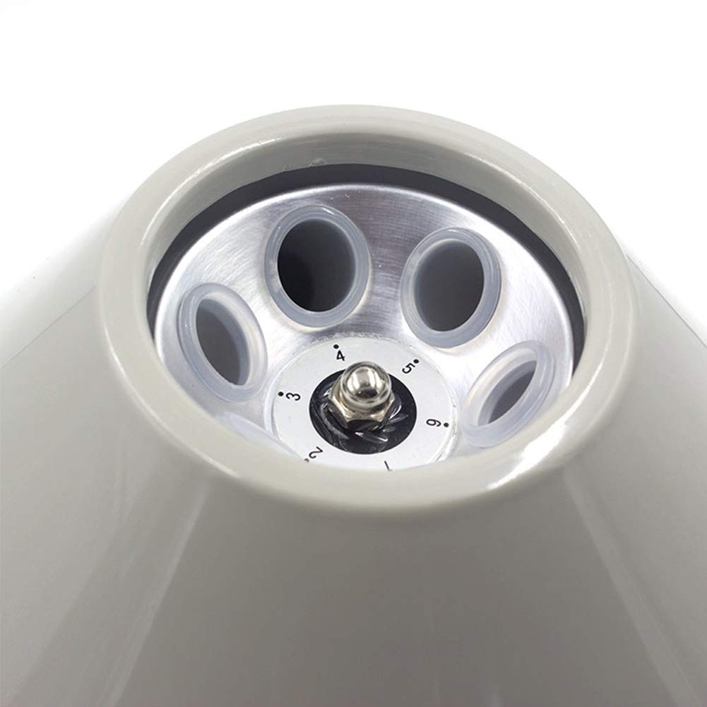 Centrífuga de Laboratorio Eléctrico de Escritorio 0-4000 rpm Temporizador 0-60min con Tubos 6x20ml Enchufe EU