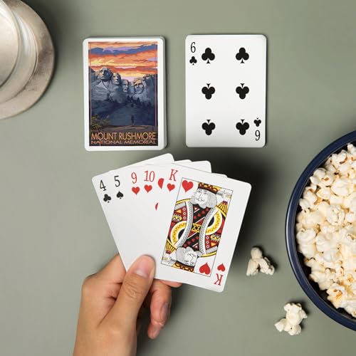 Baraja de Poker Mount Rushmore, 52 cartas tamaño póker miniatura 2
