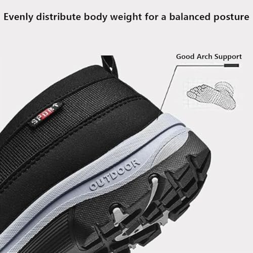 Orthowalkway Mens Shoes, Orthowalkway Mens Shoes Slip on Orthopedic, Outdoor Casual Non Slip Flats Shoe3