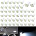 XT AUTO 50x T10 W5W 194 168 501 8 SMD 1206 White LED Wedge Car Boot Trunk Interior Map Dome Side Light Bulbs