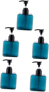 فوميز. 5 قطع من زجاجات الضغط للسفر، حاويات مستحضرات التجميل للسفر، حاويات موزع عطور، حاويات سفر صغيرة، مضخة لوشن سائل، زجاجة لوشن للسفر، زجاجات بلاستيكية منزلية