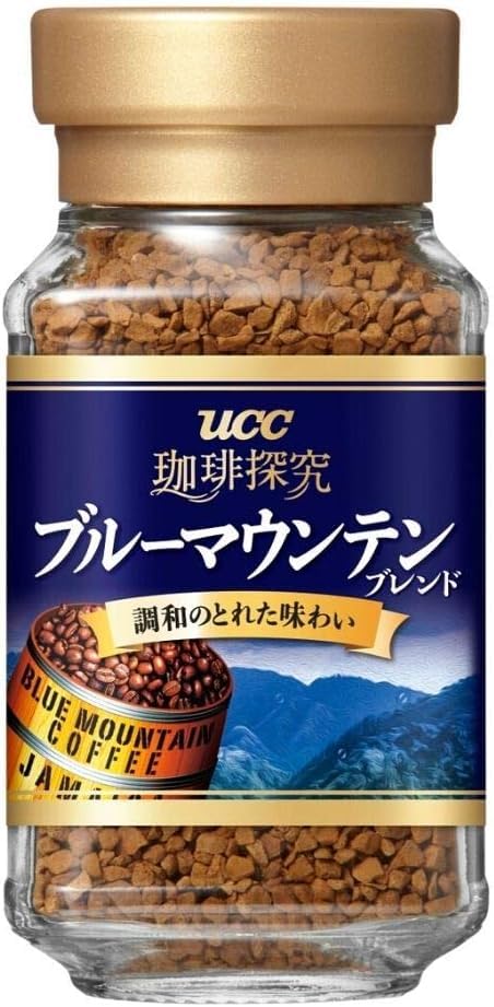 UCC Explore Blue Mountain Blend Instant Coffee 1.6oz Jar Japan
