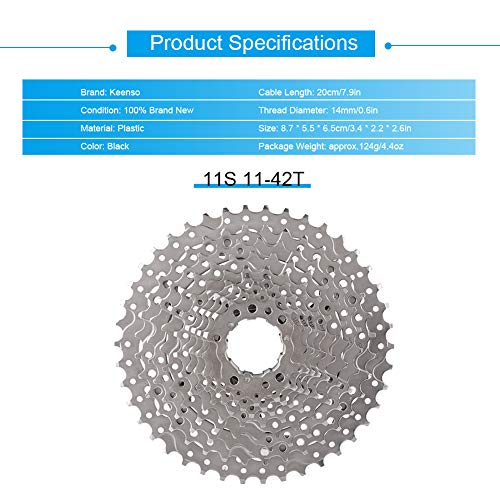 MTB Kassette Keenso Fahrrad Kassetten, 9-12 Fach 32/36/42/46T