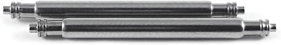 Talk Time 2mm Thick Heavy Duty Watch Strap Spring Bar Pins 22mm (2 Pack ...