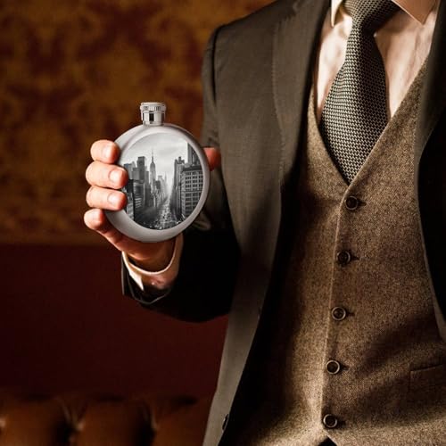 Flasque New York pour liqueur, le cadeau idéal en acier inoxydable - 6