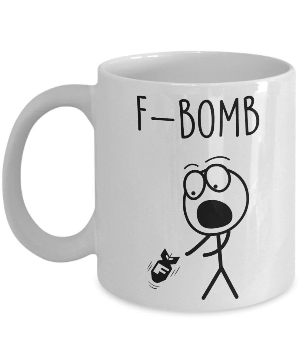 F-bomb Mug - F-bomb Coffee Mugs - Coffee Cup - F-bomb Kind of Mom Gift Idea Printed Coffee and Tea Ceramic Mug- 320 ML Ceramic Coffee Mug 3674