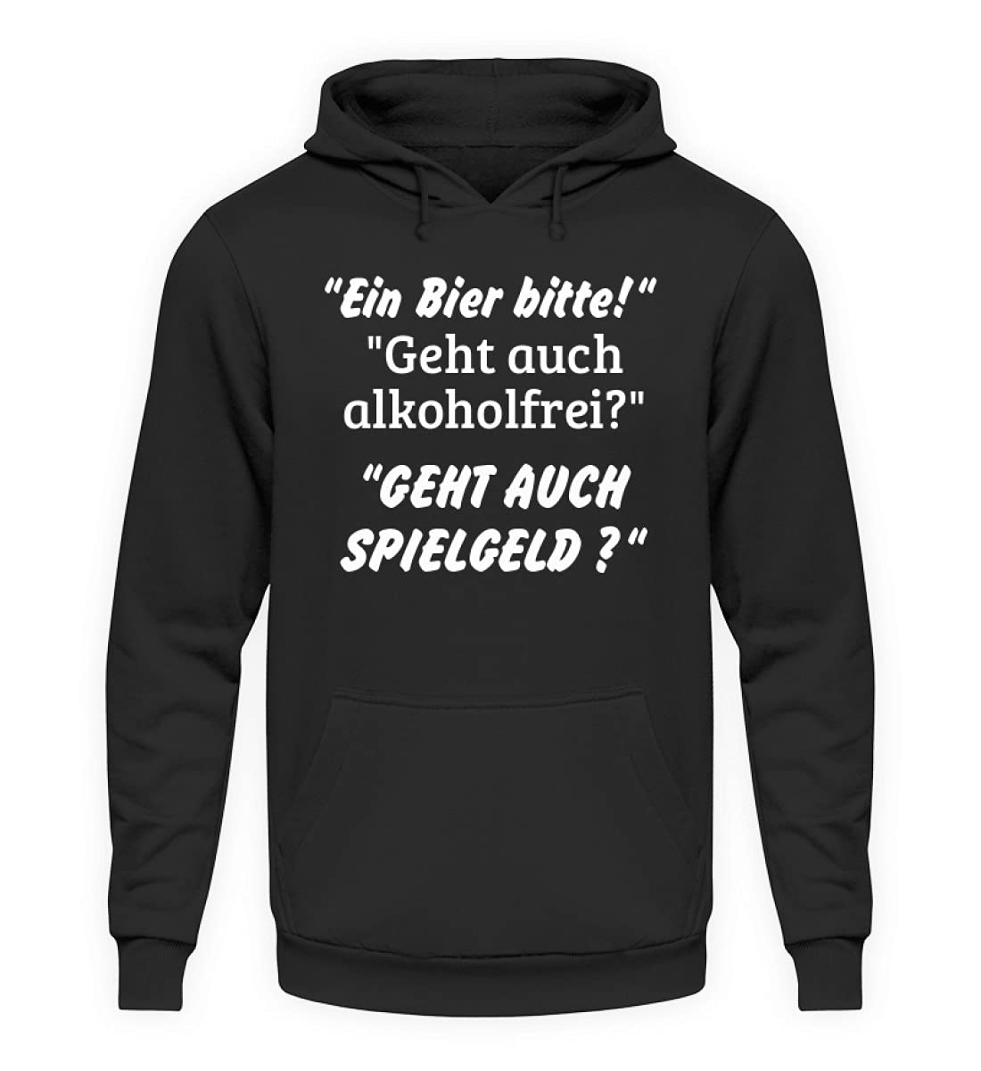 Sweat à capuche bière ample noir XXXXL : style sans compromis - 3