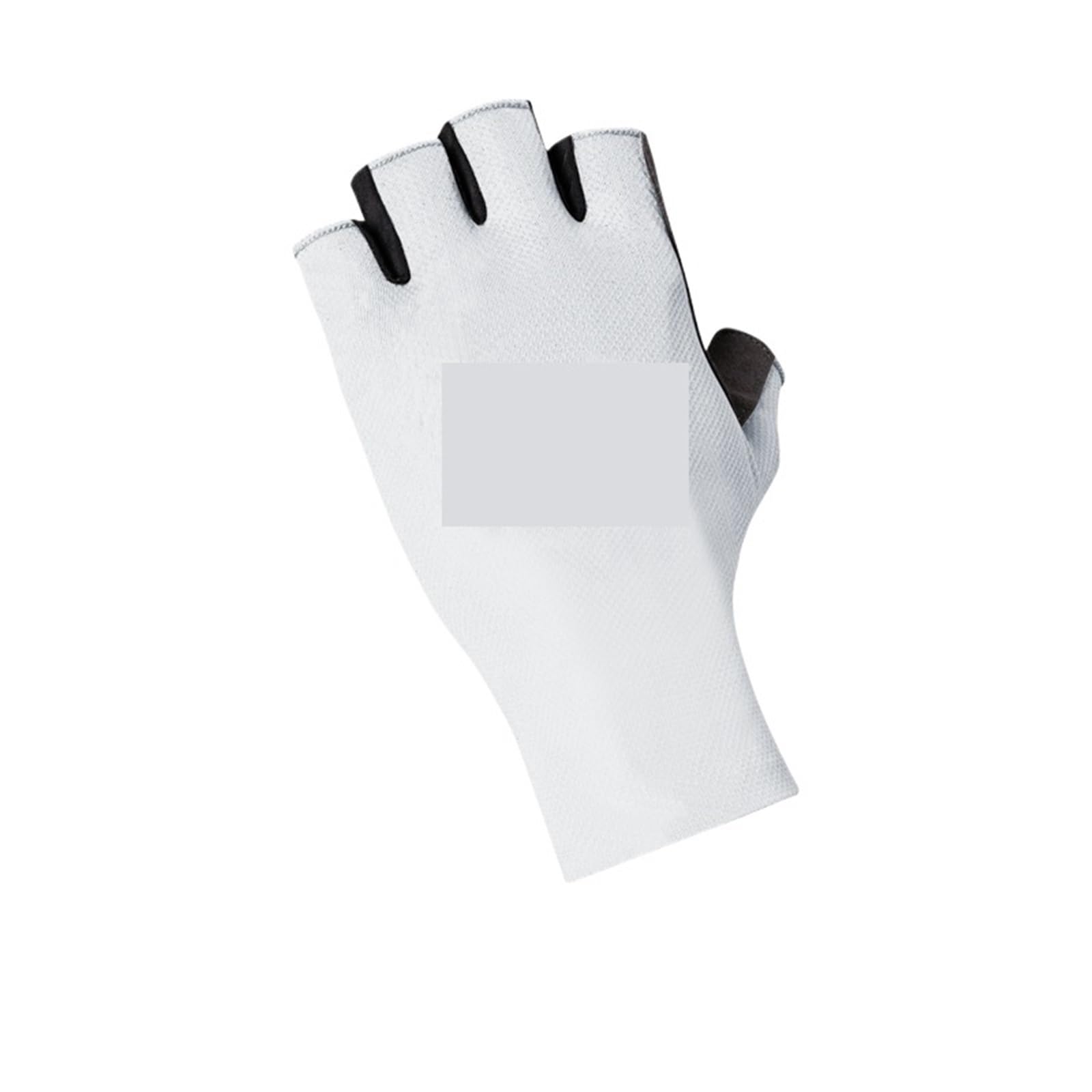 Rękawiczki z odkrytymi palcami, Rękawiczki rowerowe bez palców Odporne na wstrząsy(White,XX Large)