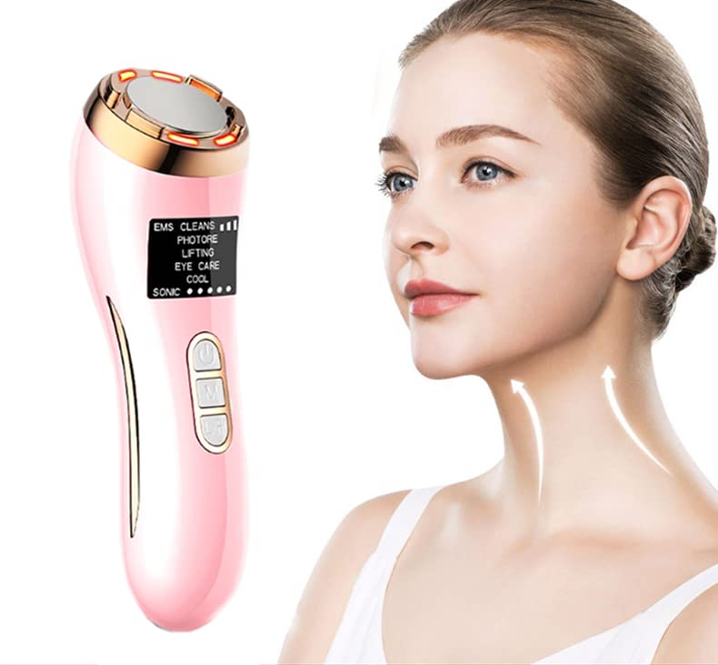 SEEMIE LED Hot Cold Face Skin Care Device Massager Beauty Skin Care Skin Rejuvenating Lifting Device Photon Anti Aging Tool