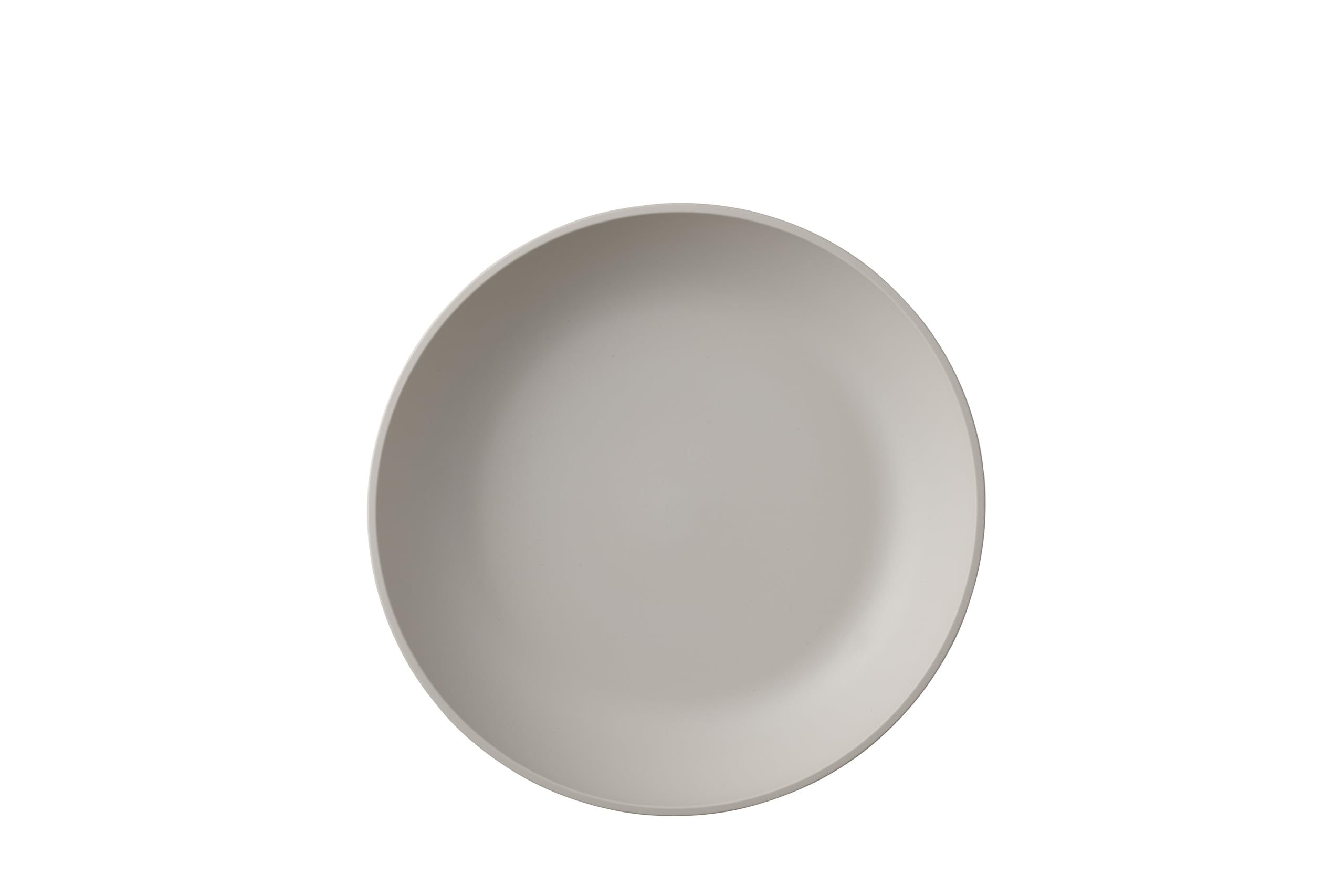 Mepal - Deep plate Silueta - Dishwasher & microwave resistant - Plastic plates - Dinner plates - Tableware - 21 cm - Nordic white