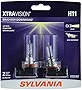 SYLVANIA - H11 XtraVision - High Performance Halogen Headlight Bulb, High Beam, Low Beam and Fog Replacement Bulb (Contains 2 Bulbs) (H11XV.BP2)