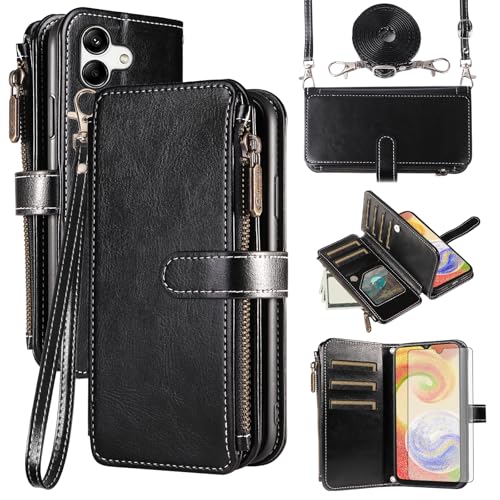 Coque Samsung Galaxy A04e portefeuille pour voyager léger en toute sécurité