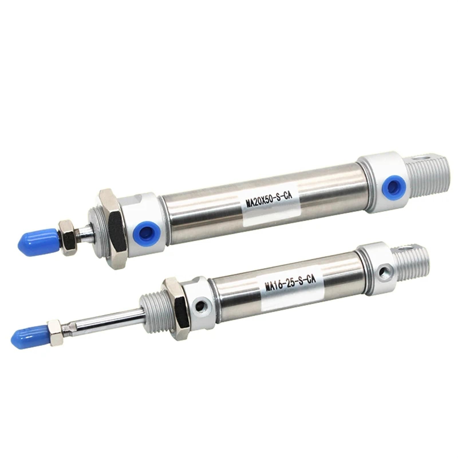 Anillo magnético de acero inoxidable MA25/32/40mm, carrera de 25-500Mm, Mini cilindro de aire neumático pequeño de doble acción, 1 Uds.(Stroke 100mm,MA25(Bore 25mm))