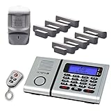 olympia protect 5080 nachfolger Olympia Sicherheit Plus Drahtloses Alarmanlagen-Set 6061 mit 7 Tür/Fensterkontakten, Notruf- und Freisprechfunktion und Integrierter Telefonwähleinheit