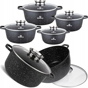 Klönberg KB4022 Zestaw Garnków Indukcyjnych 8-częściowy