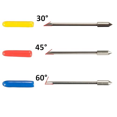 Miniatura 2 de CB09 Graphtec Base con 18 cuchillas de corte (304560 grados) para Silhouette Cameo 1 2 3PortraitCurioGraphtec 6000CE 5000-60 Plotter