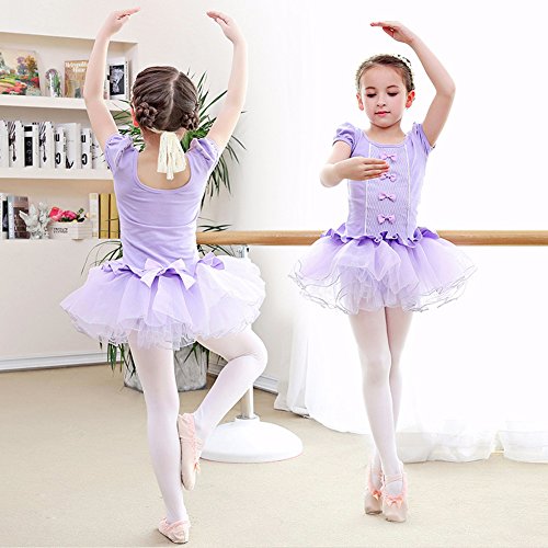 バレエ レオタード 子供 新体操 キッズ 半袖 子供用バレエ 