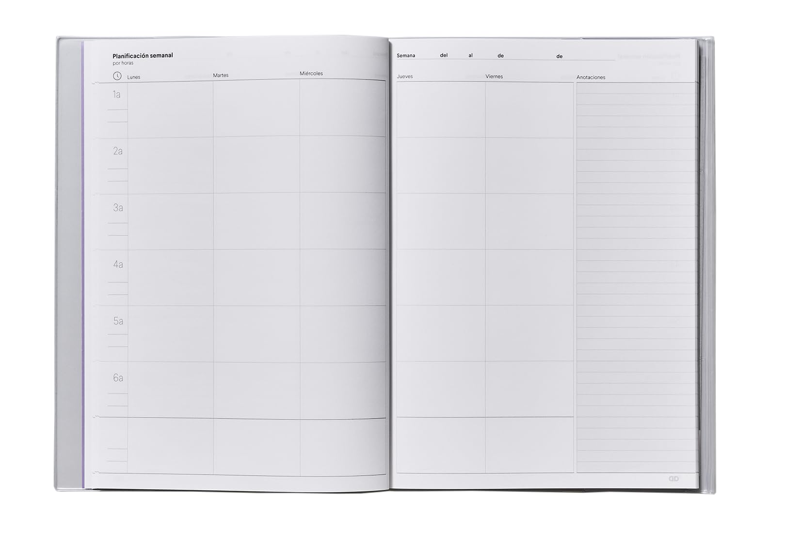ADDITIO Cahier de programmation enseignants A4 Espagnol Rouge