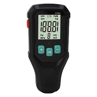 Paint Thickness, Car Coating Depth 01350M, Digital Paint Meter for Cars Paint Mil Thickness Tester for Used Car Buyers, with,2-Direction Rotating Screen