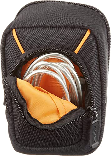 Image of Amazon Basics Large Point and Shoot Padded Camera Case with Adjustable Shoulder Strap, Belt Loop, Interior Dimension 5.2 x 3.2 x 1 inches, Black
