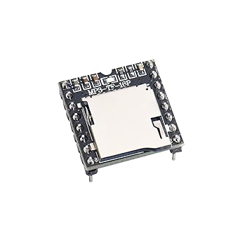 Electronic Spices Mp3-tf-16p Mp3 Audio Player Dep Layer Sd Card Module With Serial Port Pack of 1pcs